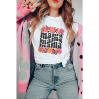 Azura Exchange Flower Graphic Print Short Sleeve T Shirt