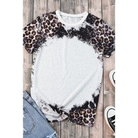 Azura Exchange Animal Print Bleached T-Shirt