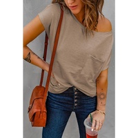 Azura Exchange Side Slit Pocketed Tee