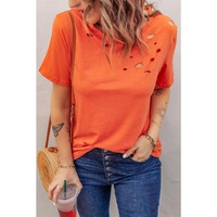 Azura Exchange Crew Neck Cotton Mixed T-shirt