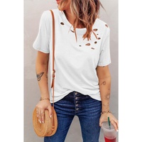 Azura Exchange Crew Neck Cotton Mixed T-shirt