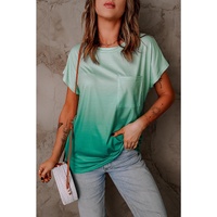Azura Exchange Short Sleeve T-Shirt with Gradient Color Pocket