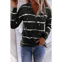 Azura Exchange Drawstring Button Long Sleeve Hoodie