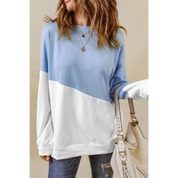 Azura Exchange Patchwork Dropped Shoulder Sweatshirt