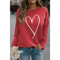 Azura Exchange Heart Graphic Sweatshirt