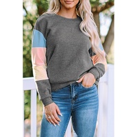Azura Exchange Long Sleeve Colorblock Sweatshirt