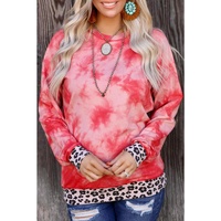Azura Exchange Tie Dye Print Long Sleeve Sweatshirt