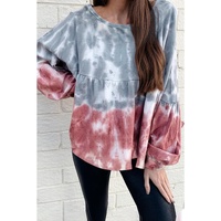 Azura Exchange Bishop Sleeve Tie Dye Sweatshirt