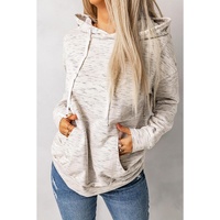 Azura Exchange Marbled Drawstring Cropped Hoodie