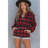 Azura Exchange Zipped Front Pocketed Hoodie