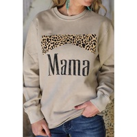 Azura Exchange Leopard Print Crewneck Sweatshirt