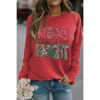 Azura Exchange Merry and Bright Xmas Tree Sweatshirt