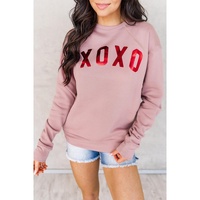 Azura Exchange Glitter Pattern Print Graphic Sweatshirt
