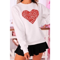 Azura Exchange Heart Graphic Pullover Sweatshirt