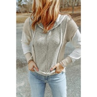 Azura Exchange Patchwork Knit Hoodie