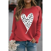 Azura Exchange Heart Graphic Pullover Sweatshirt