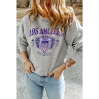Azura Exchange LOS ANGELES Graphic Crew Neck Sweatshirt