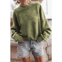 Azura Exchange Drop Shoulder Crew Neck Pullover Sweatshirt
