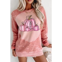 Azura Exchange Pumpkin Graphic Tie Dye Sweatshirt