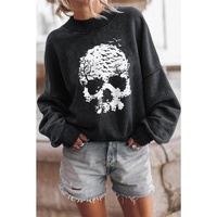 Azura Exchange Scenery Skull Halloween Graphic Sweatshirt