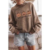 Azura Exchange Lets Get Smashed Halloween Pumpkin Graphic Sweatshirt
