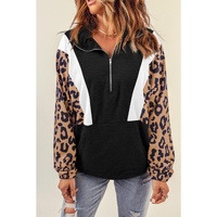 Azura Exchange Leopard Pullover Sweatshirt