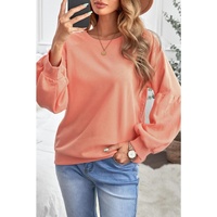 Azura Exchange Patchwork Sleeve Pullover Sweatshirt