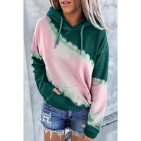 Azura Exchange Tie Dye Print Hooded Sweatshirt with Pocket
