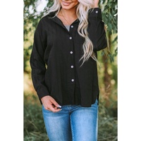 Azura Exchange Buttoned Pocket Long Sleeve Shirt