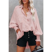 Azura Exchange Pocketed Billowy Sleeves Shirt