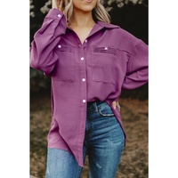 Azura Exchange Long Sleeve Button-up Shirt