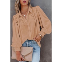 Azura Exchange Button-up Loose Long Sleeve Shirt