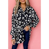 Azura Exchange Leopard Print Tunic Shirt