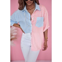 Azura Exchange Striped Print Shirt