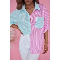 Azura Exchange Striped Print Shirt
