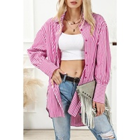 Azura Exchange Long Tail Striped Bishop Sleeve Shirt
