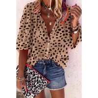 Azura Exchange Leopard Print Casual Shirt