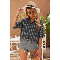 Azura Exchange Striped Shirt with Pockets