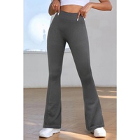 Azura Exchange Flared Sports Pants with High Waist and Tummy Control