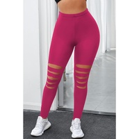 Azura Exchange Tie Dye Hollow Out Fitness Leggings