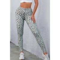 Azura Exchange Dalmatian Spots Printed Stretchy High Waist Leggings