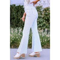 Azura Exchange Striped Print Flared Pants