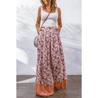 Azura Exchange Printed High Waist Wide Leg Pants