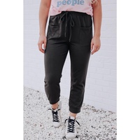 Azura Exchange Drawstring Waist Jogger Pants with Front Patch Pockets