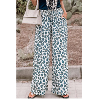 Azura Exchange Leopard Print Wide Leg Pants