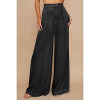 Azura Exchange Wide Leg Soft Denim Pants