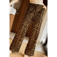 Azura Exchange Leopard Print Wide Leg Pants
