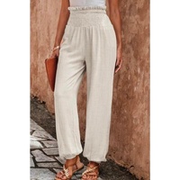 Azura Exchange Smocked High Waist Lounge Jogger Pants