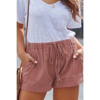 Azura Exchange Elastic Waist Drawstring Pocket Shorts