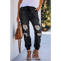 Azura Exchange Distressed Denim Jean with Pockets